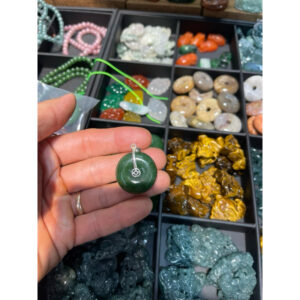 Mặt dây chuyền đồng điếu đá ngọc bích tự nhiên 2.6 cm HANMYNGHE 6 images upload woo2F003c02ae8b5862c9bdb013de534e27d1