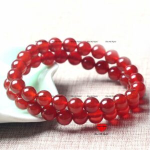 Vòng tay đá mã não đỏ 8mm HANMYNGHE 6 images upload woo2F04d48d3336f992cde246d8299b70eb95