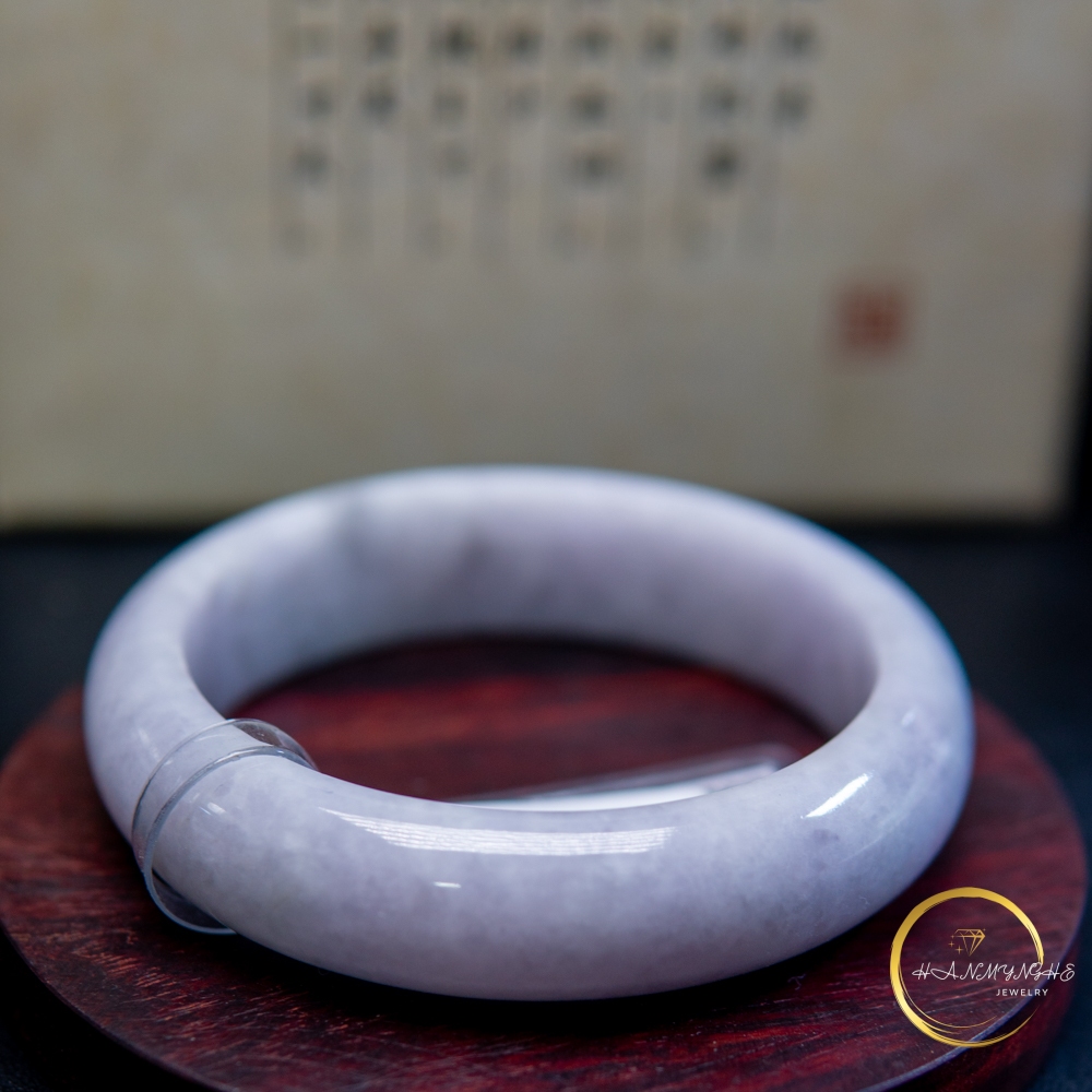 Vòng tay đá ngọc cẩm thạch A Myanmar kèm giấy kiểm định liulad HANMYNGHE 9 Vòng tay đá ngọc cẩm thạch A Myanmar kèm giấy kiểm định liulad HANMYNGHE - Hình ảnh 9