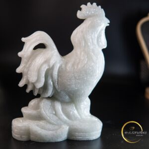 Gà phong thuỷ đá trắng tự nhiên cao 20cm nặng 2.7kg HANMYNGHE 6 images upload woo2F0aa3b81fc7b4d1a66d2144fe949f0cab