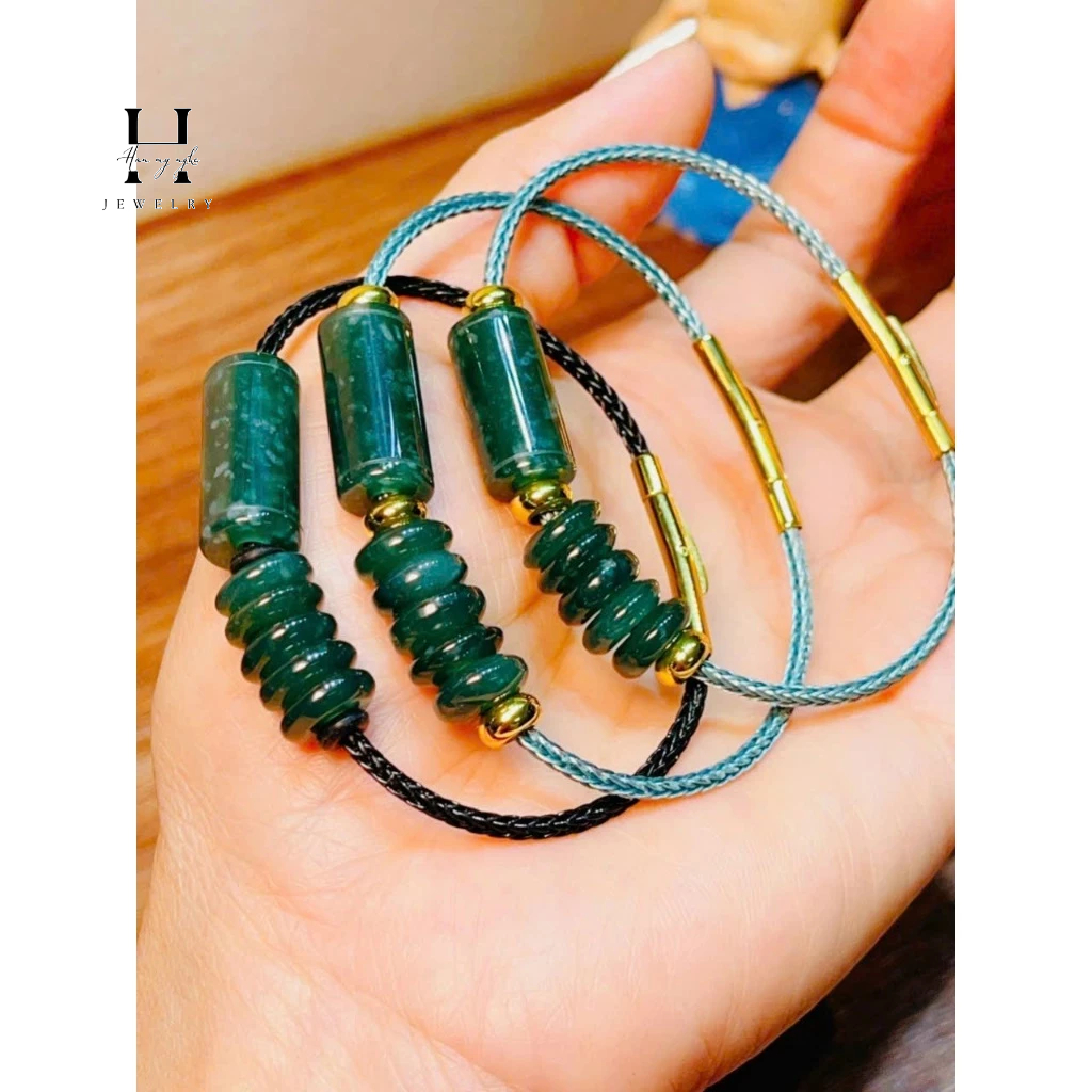 Vòng tay lu thống ngũ điếu đá lam ngọc tự nhiên HANMYNGHE 5 Vòng tay lu thống ngũ điếu đá lam ngọc tự nhiên HANMYNGHE - Hình ảnh 5