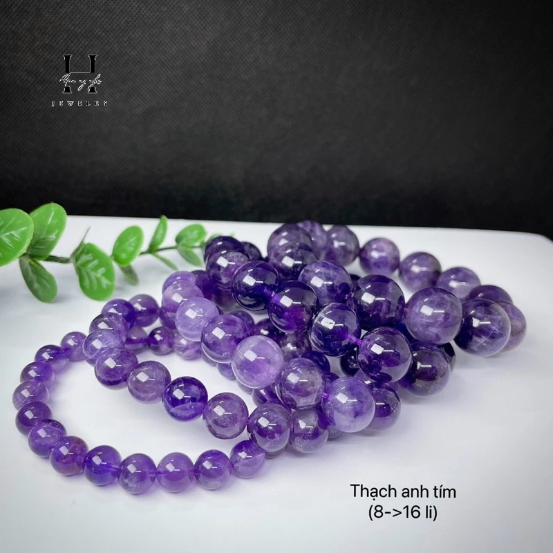 Vòng tay phong thuỷ đá thạch anh tím tự nhiên HANMYNGHE 3 Vòng tay phong thuỷ đá thạch anh tím tự nhiên HANMYNGHE - Hình ảnh 3
