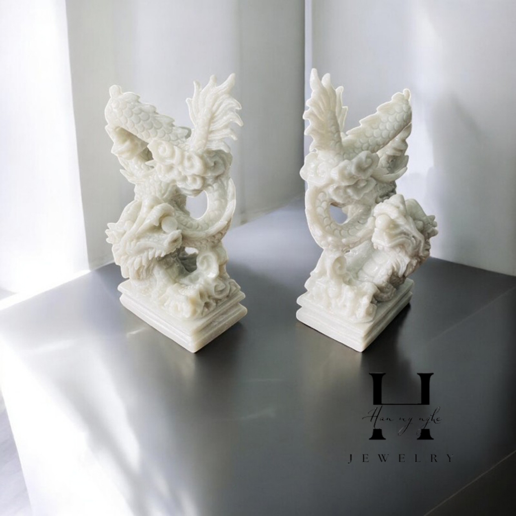 Cặp rồng đứng đá tự nhiên nguyên khối cao 22cm HANMYNGHE 4 Cặp rồng đứng đá tự nhiên nguyên khối cao 22cm HANMYNGHE - Hình ảnh 4