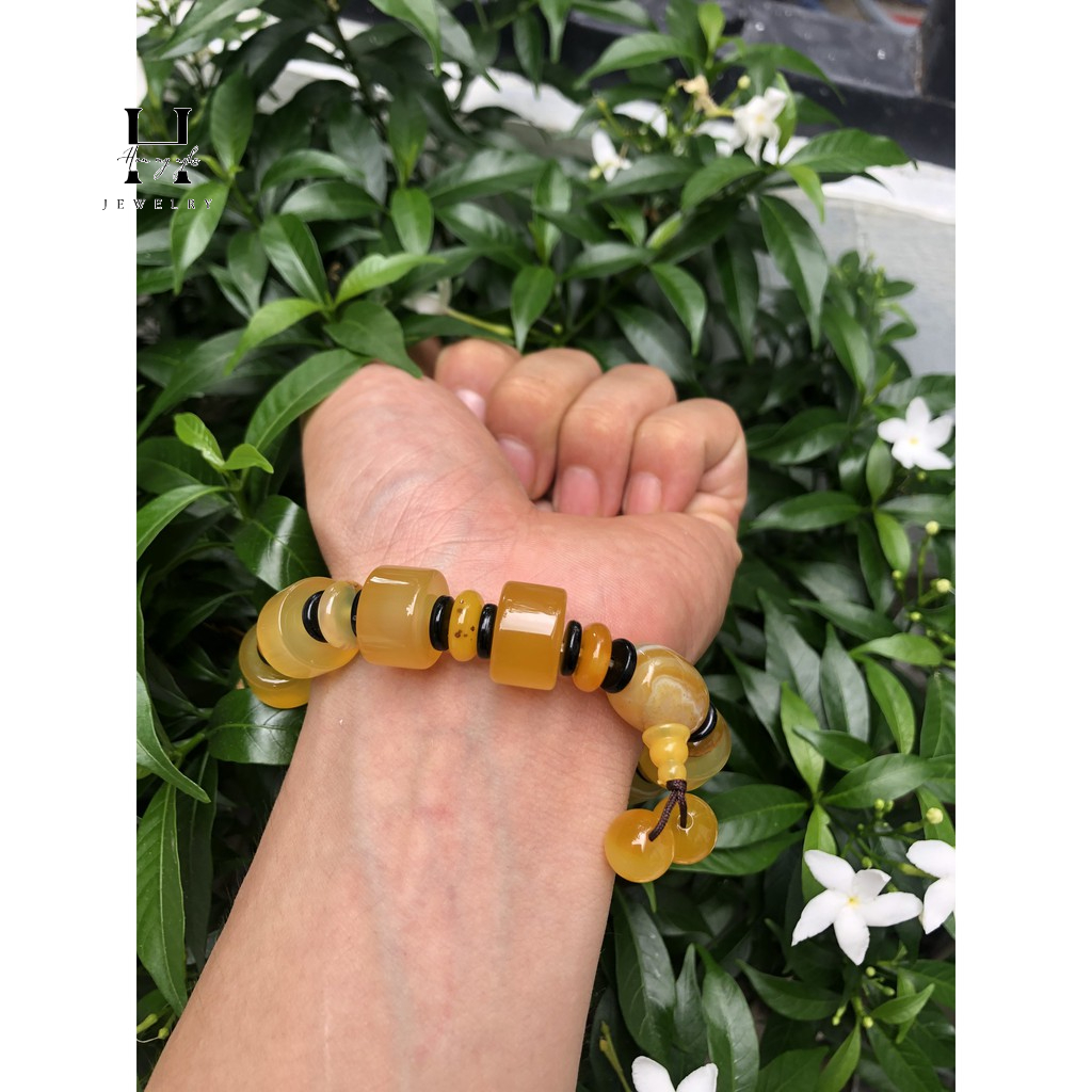 Vòng tay lu thống đá mã não HANMYNGHE 2 Vòng tay lu thống đá mã não HANMYNGHE - Hình ảnh 2