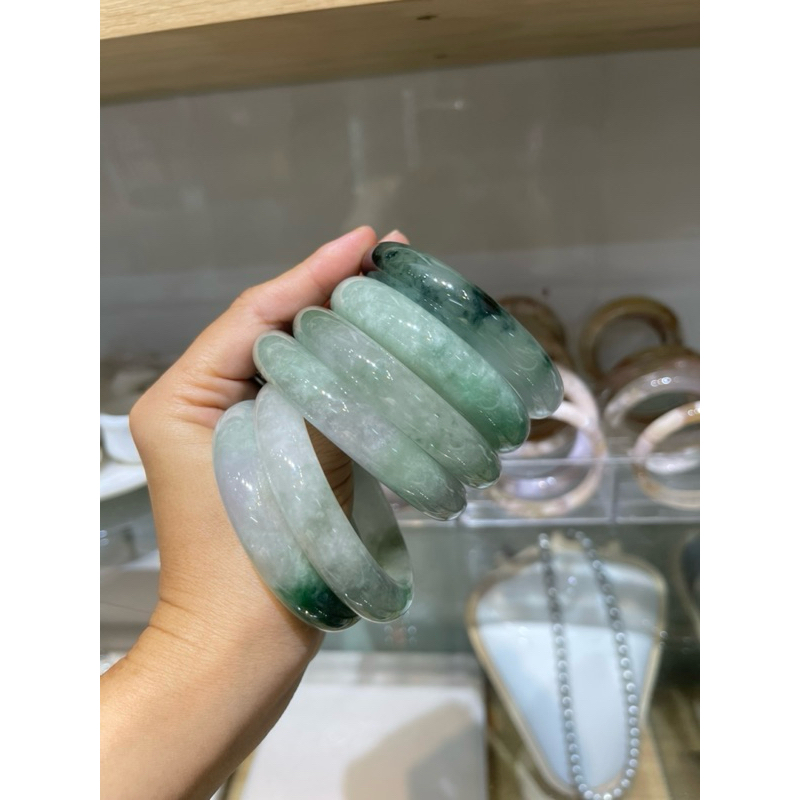 Vòng tay đá ngọc cẩm thạch ni 50-58 mm HANMYNGHE 4 Vòng tay đá ngọc cẩm thạch ni 50-58 mm HANMYNGHE - Hình ảnh 4