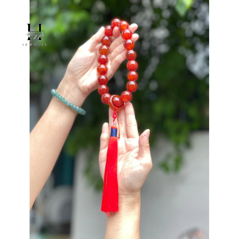 Vòng tay 18 mm đá mã não HANMYNGHE 2 Vòng tay 18 mm đá mã não HANMYNGHE - Hình ảnh 2