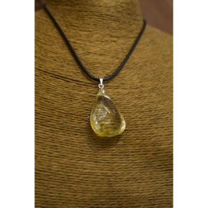 Mặt dây chuyền giọt nước đá thạch anh vàng tự nhiên HANMYNGHE 6 images upload woo2F19793410e99eda61c75a35fdca553038