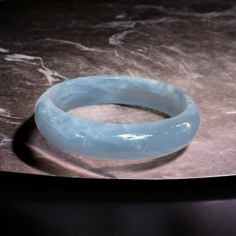 Vòng bảng đá aquamarine màu xanh nước biển tự nhiên HANMYNGHE 3 Vòng bảng đá aquamarine màu xanh nước biển tự nhiên HANMYNGHE - Hình ảnh 3