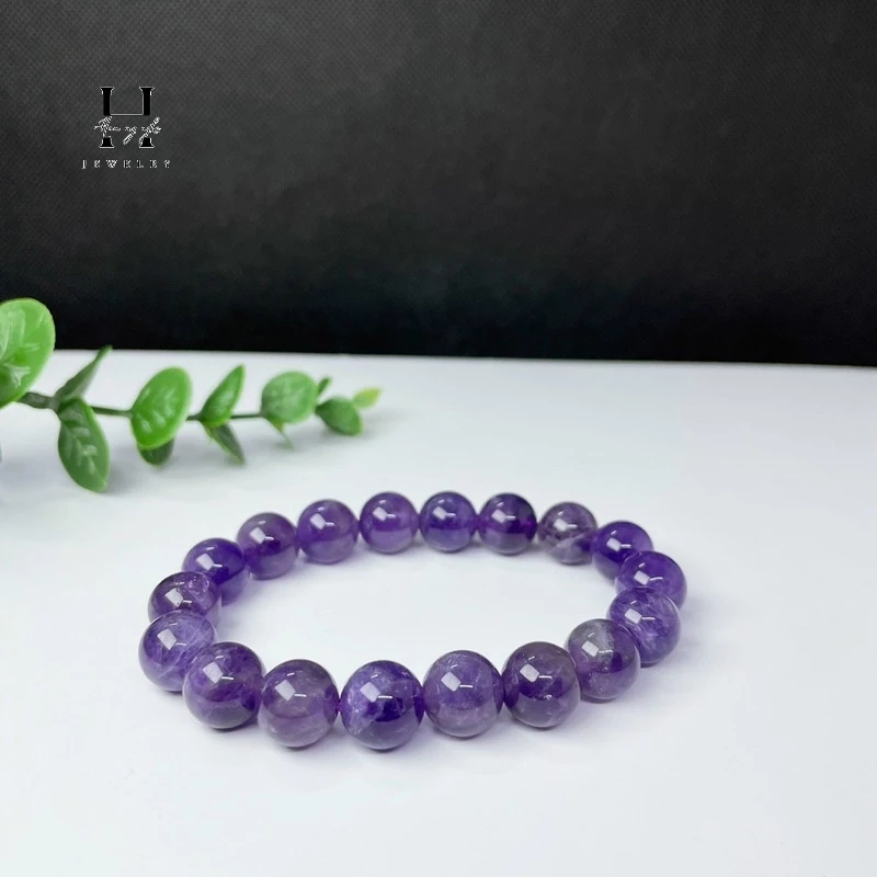 Vòng tay phong thuỷ đá thạch anh tím tự nhiên HANMYNGHE 2 Vòng tay phong thuỷ đá thạch anh tím tự nhiên HANMYNGHE - Hình ảnh 2