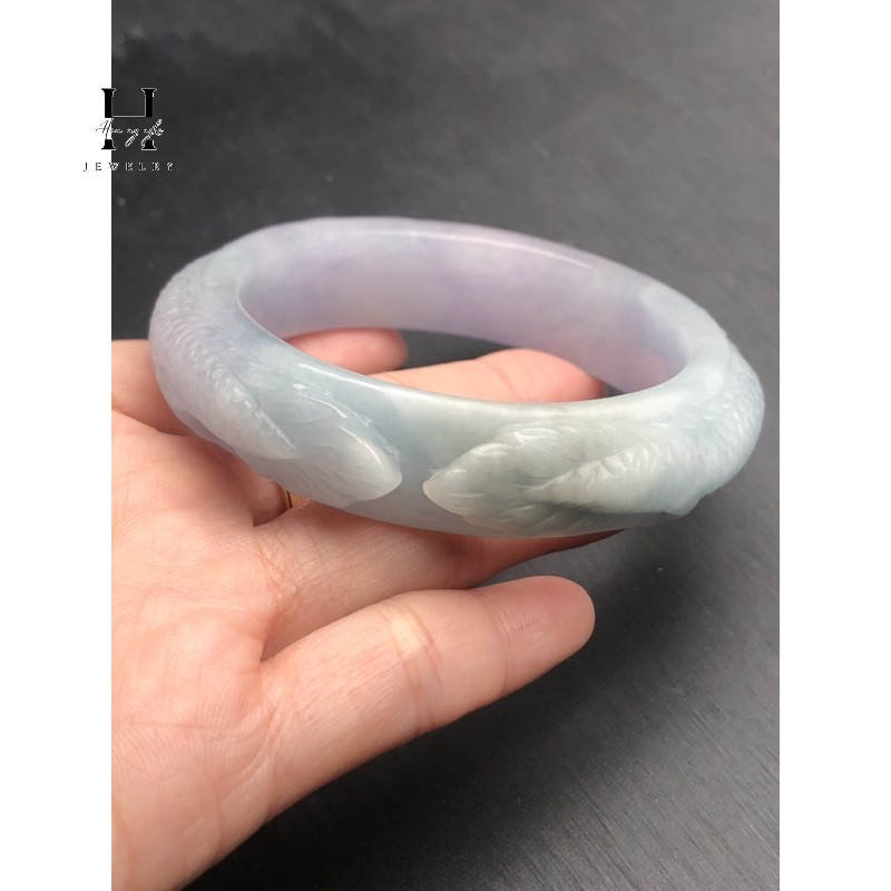 vòng tay chạm hoa văn bảng liền tím khoai môn ni 54 4 vòng tay chạm hoa văn bảng liền tím khoai môn ni 54 - Hình ảnh 4