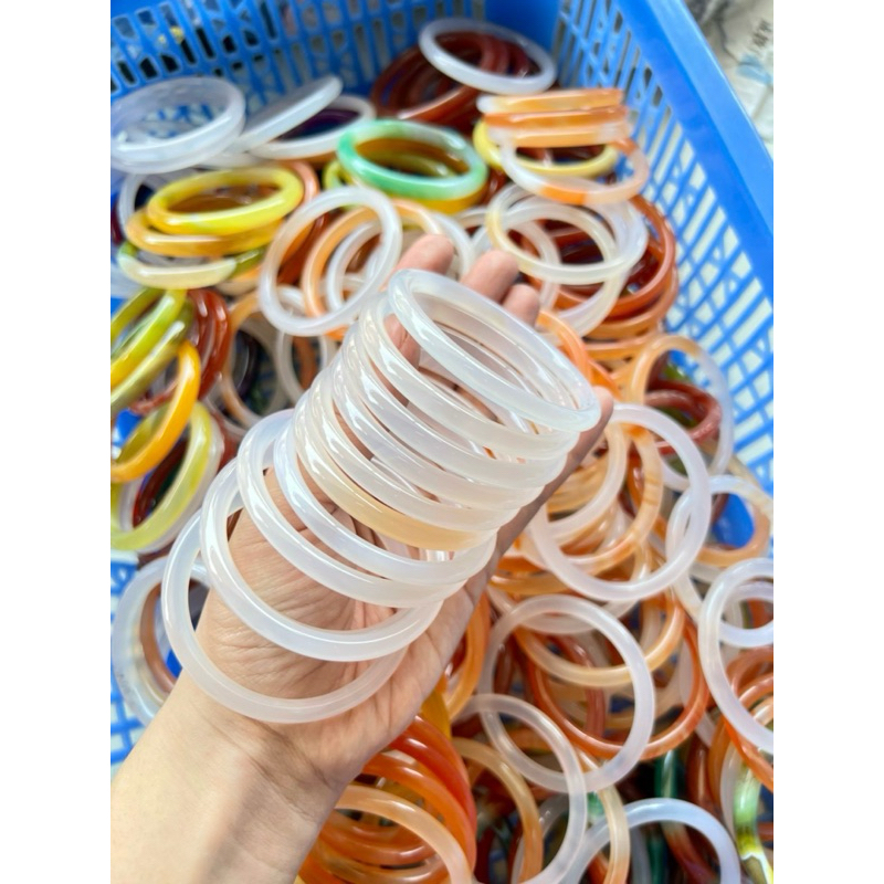 Vòng tay đá mã não tự nhiên HANMYNGHE 1 Vòng tay đá mã não tự nhiên HANMYNGHE