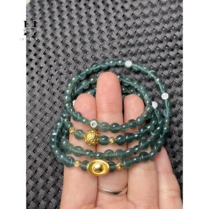 Vòng tay đá lam ngọc bánh xe 3 vòng mix charm bạc s925 HANMYNGHE 6 images upload woo2F230ff415db671ff89fa04cc092277561