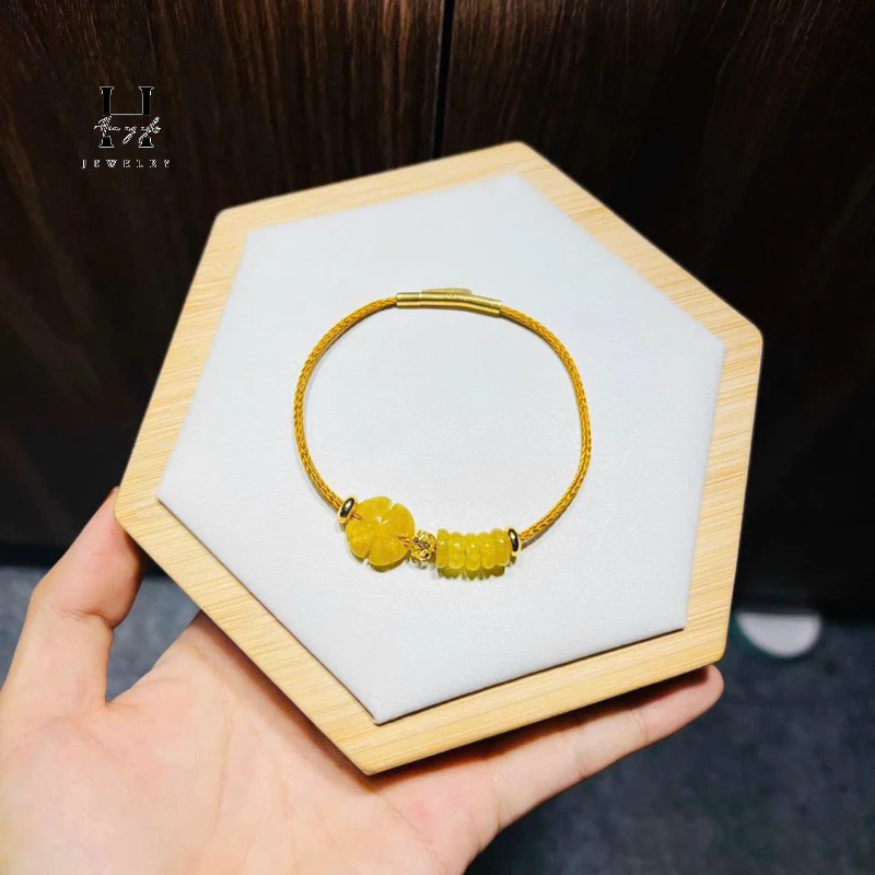 Vòng tay ngũ điếu đá tự nhiên mix charm HANMYNGHE 2 Vòng tay ngũ điếu đá tự nhiên mix charm HANMYNGHE - Hình ảnh 2