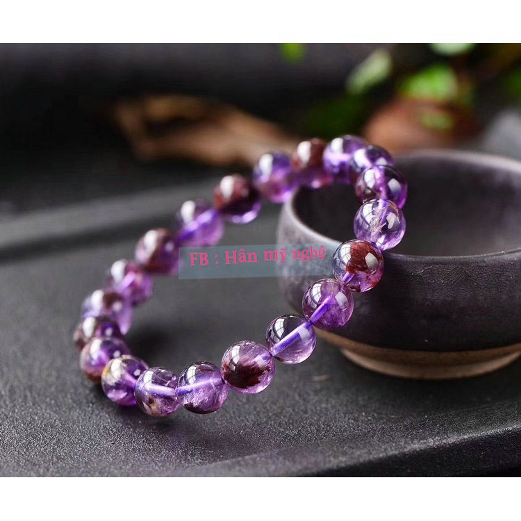 vòng tay ưu linh tím 10li HANMYNGHE 3 vòng tay ưu linh tím 10li HANMYNGHE - Ảnh 3