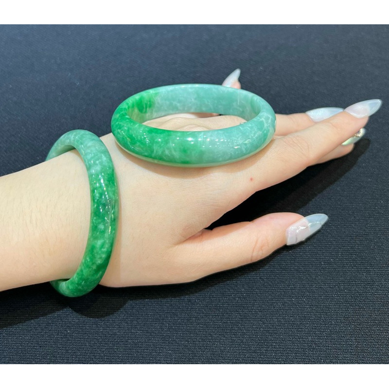 Vòng tay đá ngọc cẩm thạch size 52-58 mm HANMYNGHE 2 Vòng tay đá ngọc cẩm thạch size 52-58 mm HANMYNGHE - Hình ảnh 2