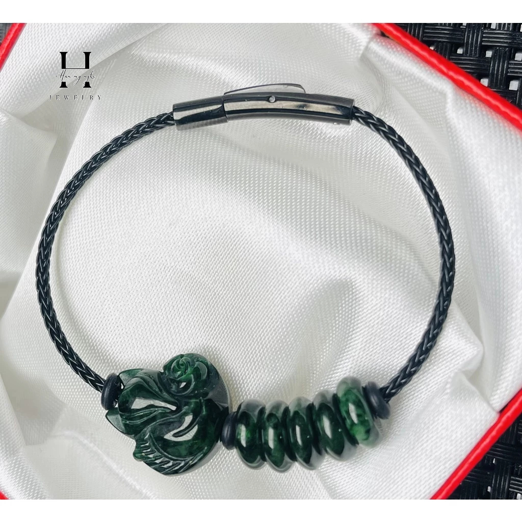 Vòng Tay Đồng Điếu Ngọc ngọc sơn thủy đo mix Hồ Ly HANMYNGHE 1 Vòng Tay Đồng Điếu Ngọc ngọc sơn thủy đo mix Hồ Ly HANMYNGHE