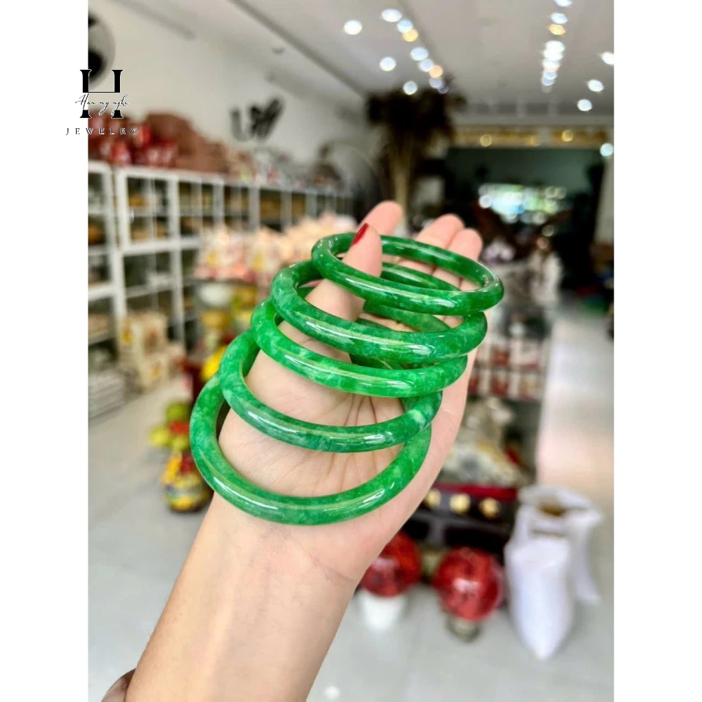 Vòng đá ngọc cẩm thạch HANMYNGHE 2 Vòng  đá ngọc cẩm thạch HANMYNGHE - Hình ảnh 2