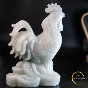 Gà phong thuỷ đá trắng tự nhiên cao 20cm nặng 2.7kg HANMYNGHE 7 images upload woo2F2f5e02f875fd0222ef893b04914609d0