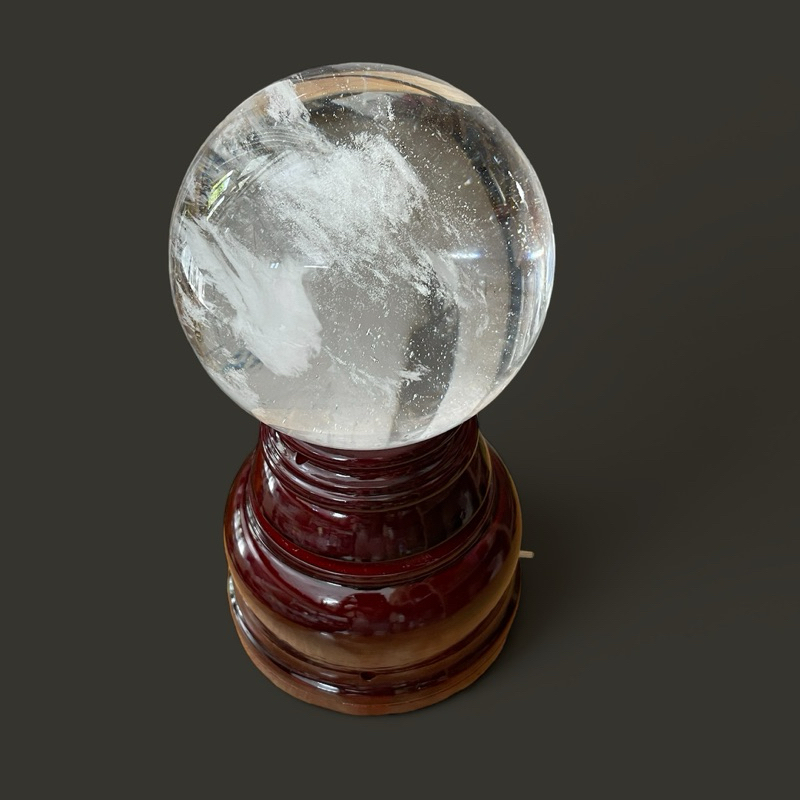 Quả cầu phong thuỷ đá thuỷ tinh núi lửa 12 cm HANMYNGHE 2 Quả cầu phong thuỷ đá thuỷ tinh núi lửa 12 cm HANMYNGHE - Hình ảnh 2