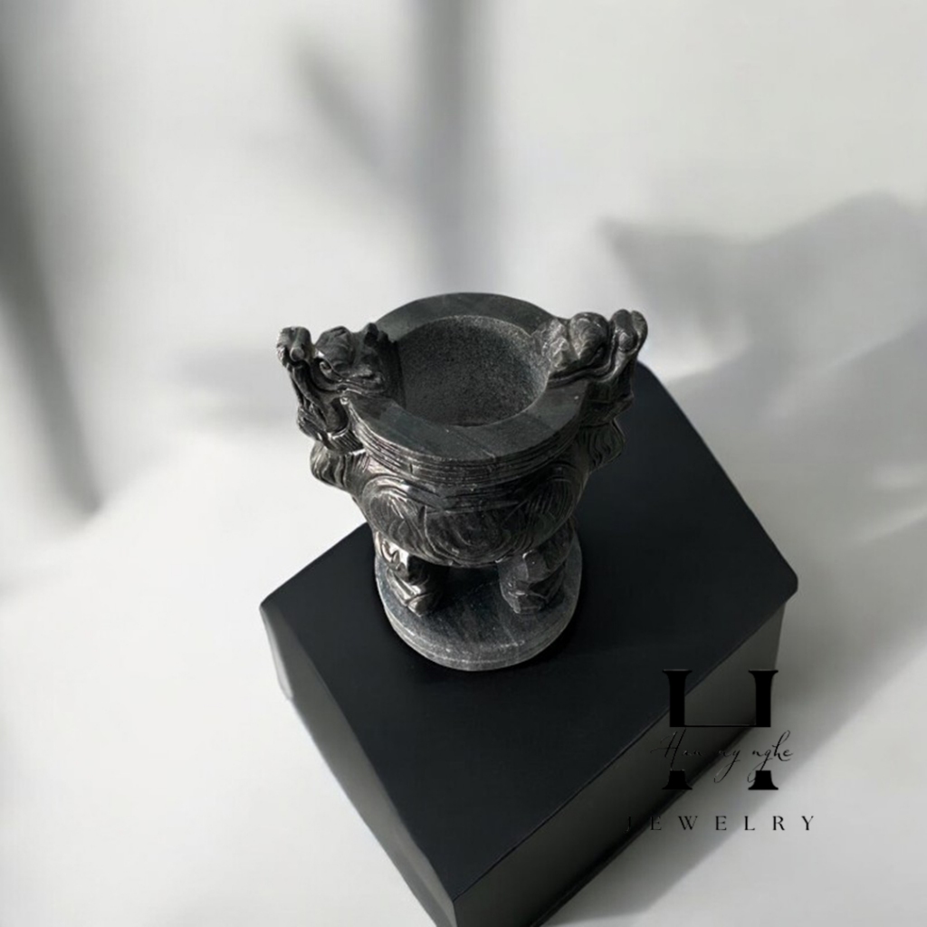 lư hương chạm rồng đá tự nhiên cao 23cm HANMYNGHE 4 lư hương chạm rồng đá tự nhiên cao 23cm HANMYNGHE - Hình ảnh 4