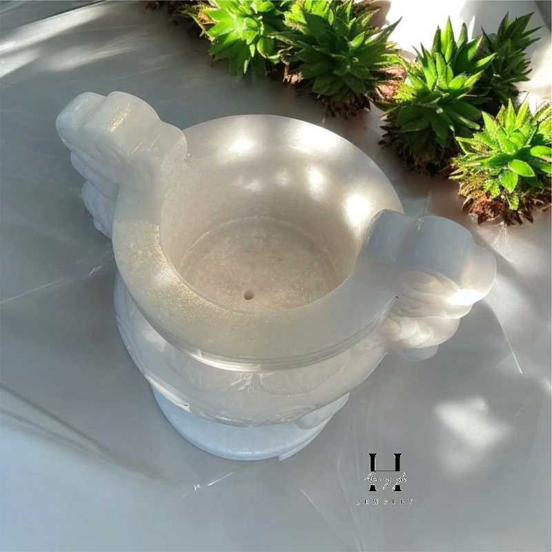 Lư hương công giáo cao 35 cm đk bụng 22 cm đá non nước tự nhiên HANMYNGHE 2 Lư hương công giáo cao 35 cm đk bụng 22 cm đá non nước tự nhiên HANMYNGHE - Hình ảnh 2