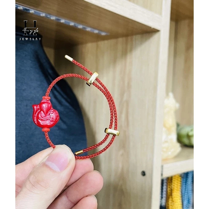 Vòng tay hồ ly đá ngọc cẩm thạch HANMYNGHE 1 Vòng tay hồ ly đá ngọc cẩm thạch HANMYNGHE