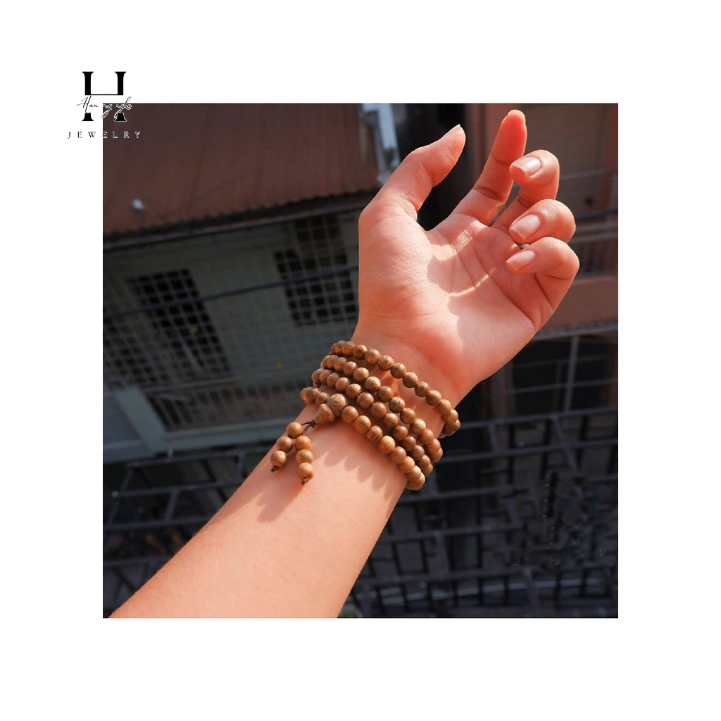 Vòng tay trầm hương 108 hạt HANMYNGHE 1 Vòng tay trầm hương 108 hạt HANMYNGHE