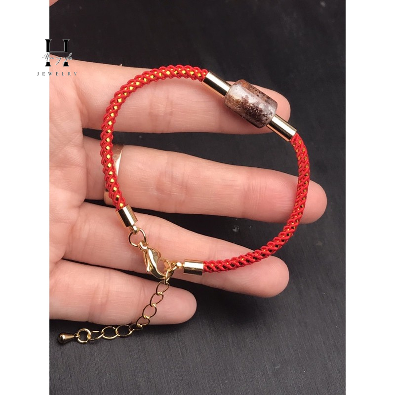 Vòng tay lu thống Thạch anh ưu linh ngũ sắc HANMYNGHE 1 Vòng tay lu thống Thạch anh ưu linh ngũ sắc HANMYNGHE