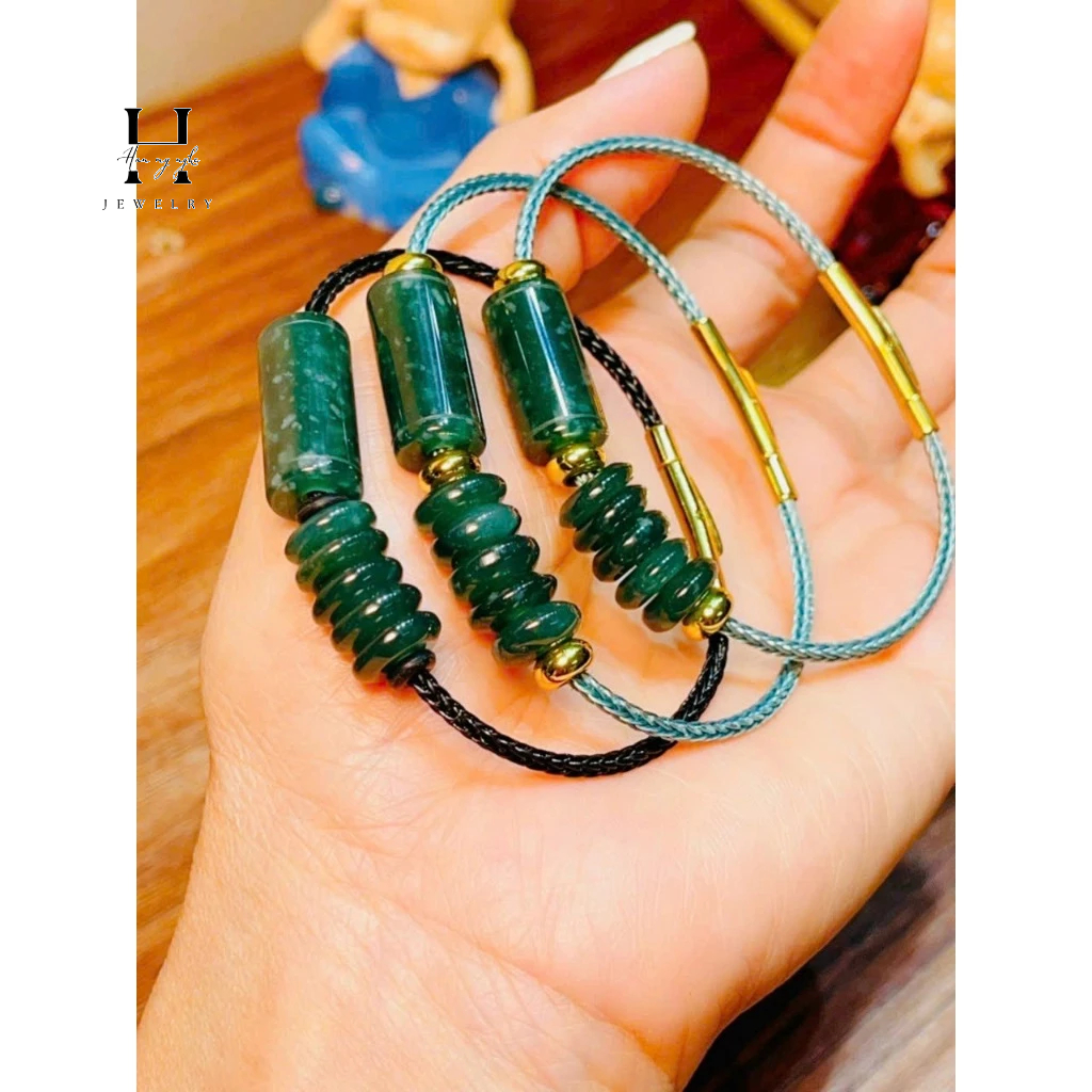 Vòng tay lu thống ngũ điếu đá lam ngọc tự nhiên HANMYNGHE 3 Vòng tay lu thống ngũ điếu đá lam ngọc tự nhiên HANMYNGHE - Hình ảnh 3