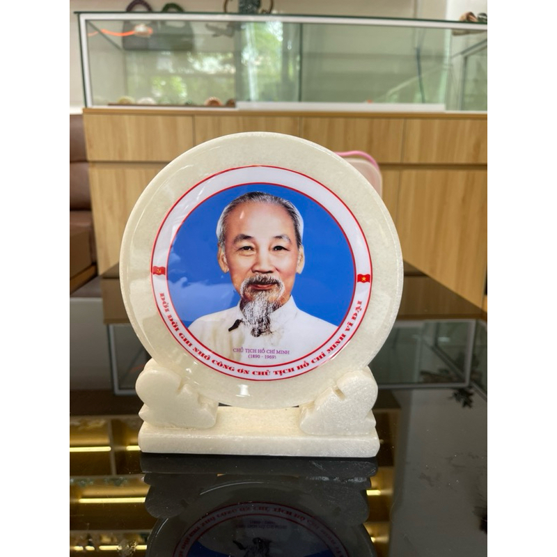 Đĩa đá in ảnh Bác Hồ đk 20 cm HANMYNGHE 3 Đĩa đá in ảnh Bác Hồ đk 20 cm HANMYNGHE - Hình ảnh 3