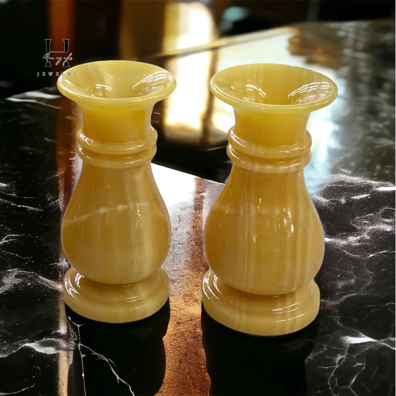 Lọ hoa đá ngọc hoàng long cao 20 cm HANMYNGHE 2 Lọ hoa đá ngọc hoàng long cao 20 cm HANMYNGHE - Hình ảnh 2