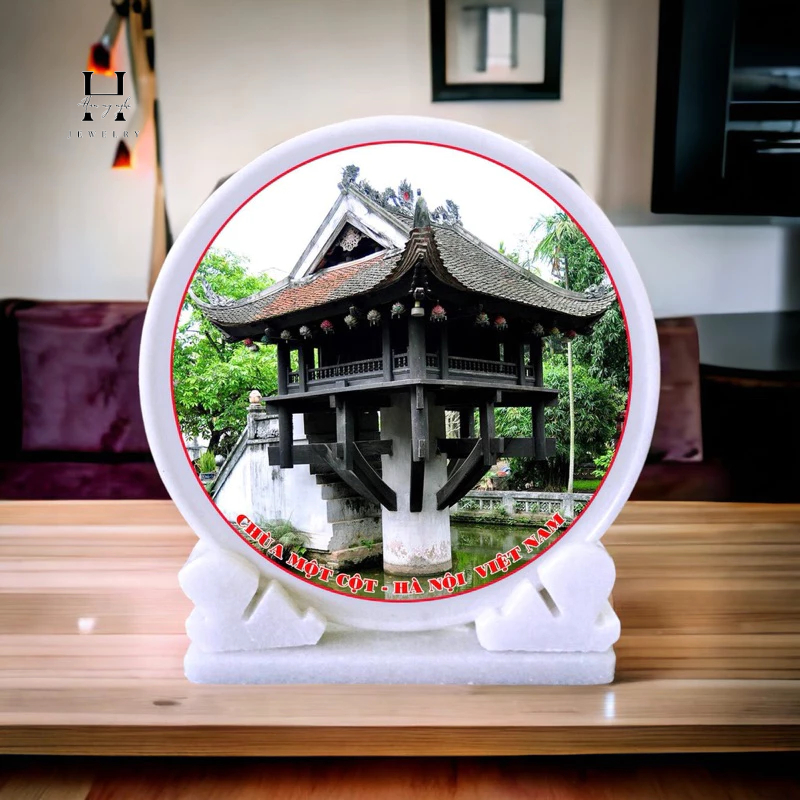 Đĩa đá in hình theo yêu cầu 20 cm HANMYNGHE 2 Đĩa đá in hình theo yêu cầu 20 cm HANMYNGHE - Hình ảnh 2