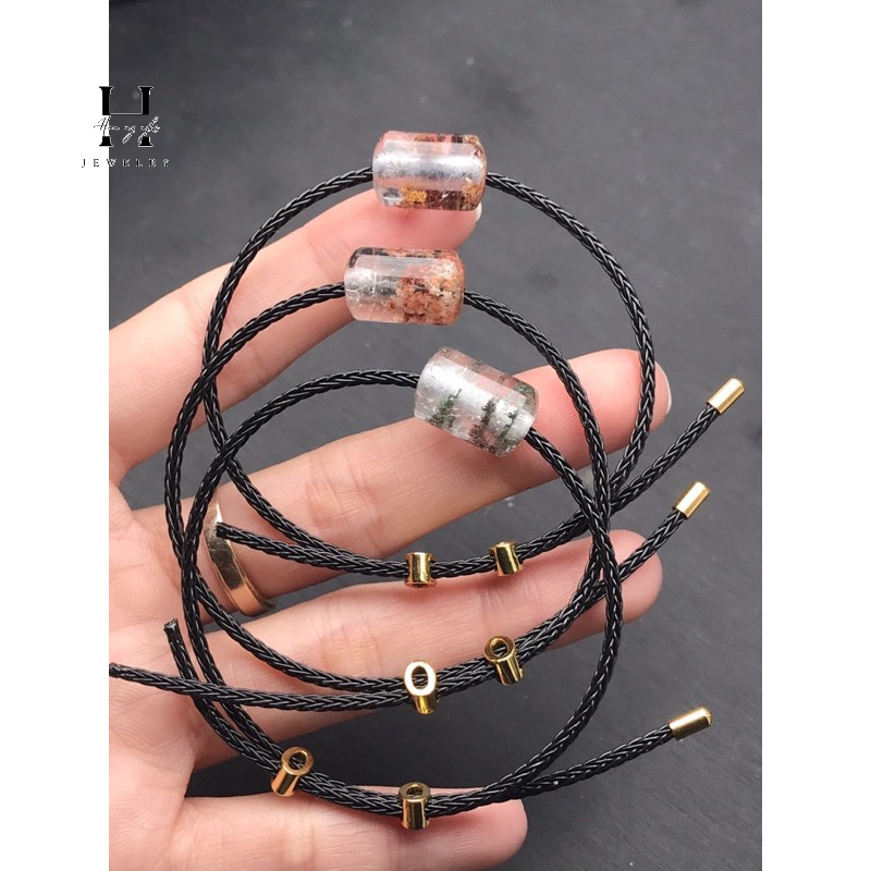 Vòng tay lu thống đá thạch anh ưu linh ngũ sắc HANMYNGHE 5 Vòng tay lu thống đá thạch anh ưu linh ngũ sắc HANMYNGHE - Hình ảnh 5