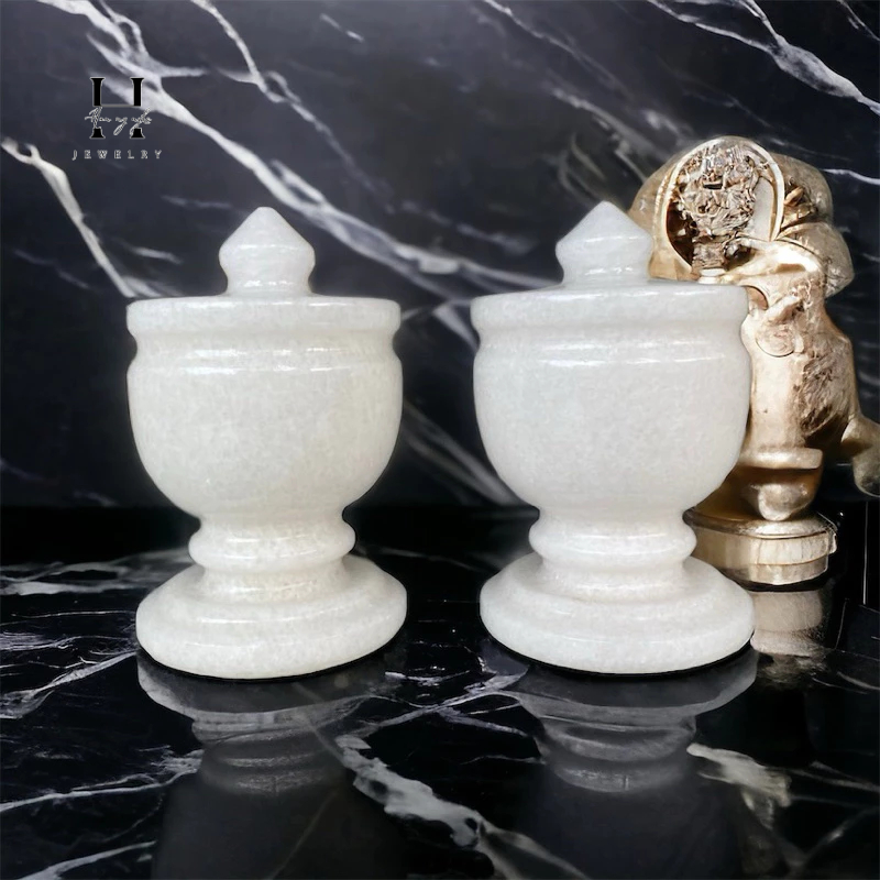 Ly nước để bàn thờ có nắp đá non nước trang trí bàn thờ HANMYNGHE 3 Ly nước để bàn thờ có nắp đá non nước trang trí bàn thờ HANMYNGHE - Hình ảnh 3