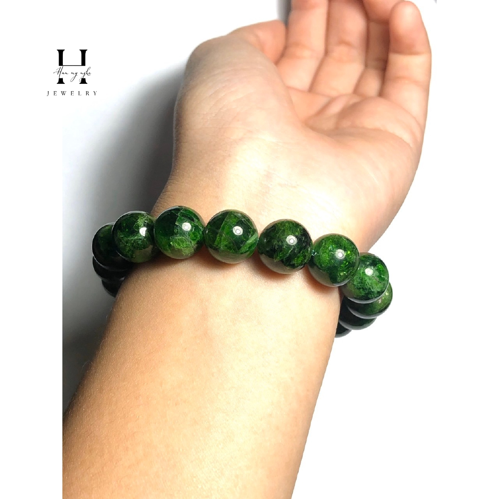 Vòng tay đá Diopsite HANMYNGHE 3 Vòng tay đá Diopsite HANMYNGHE - Hình ảnh 3