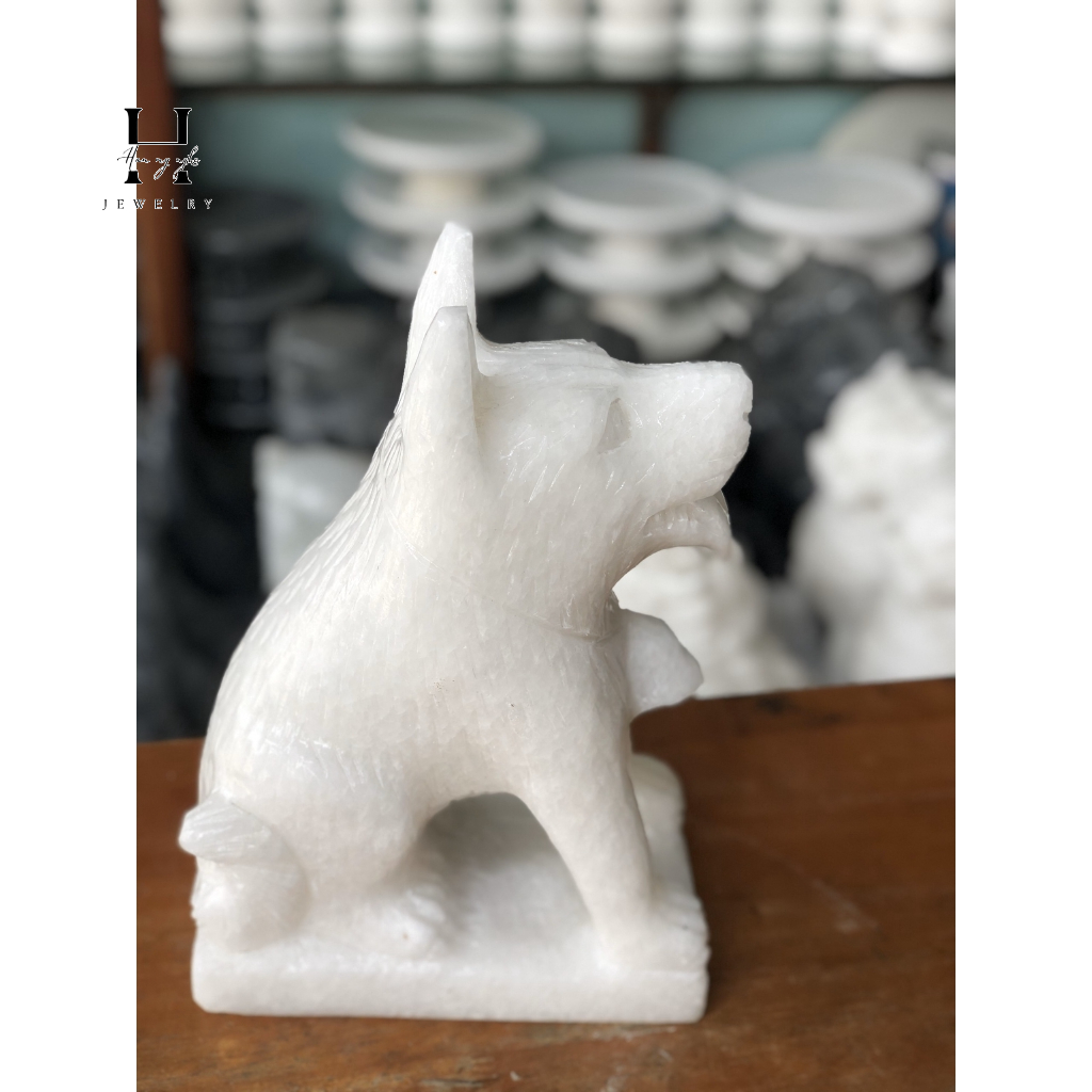 Chó đá non nước 30cm HANMYNGHE 2 Chó đá non nước 30cm HANMYNGHE - Hình ảnh 2