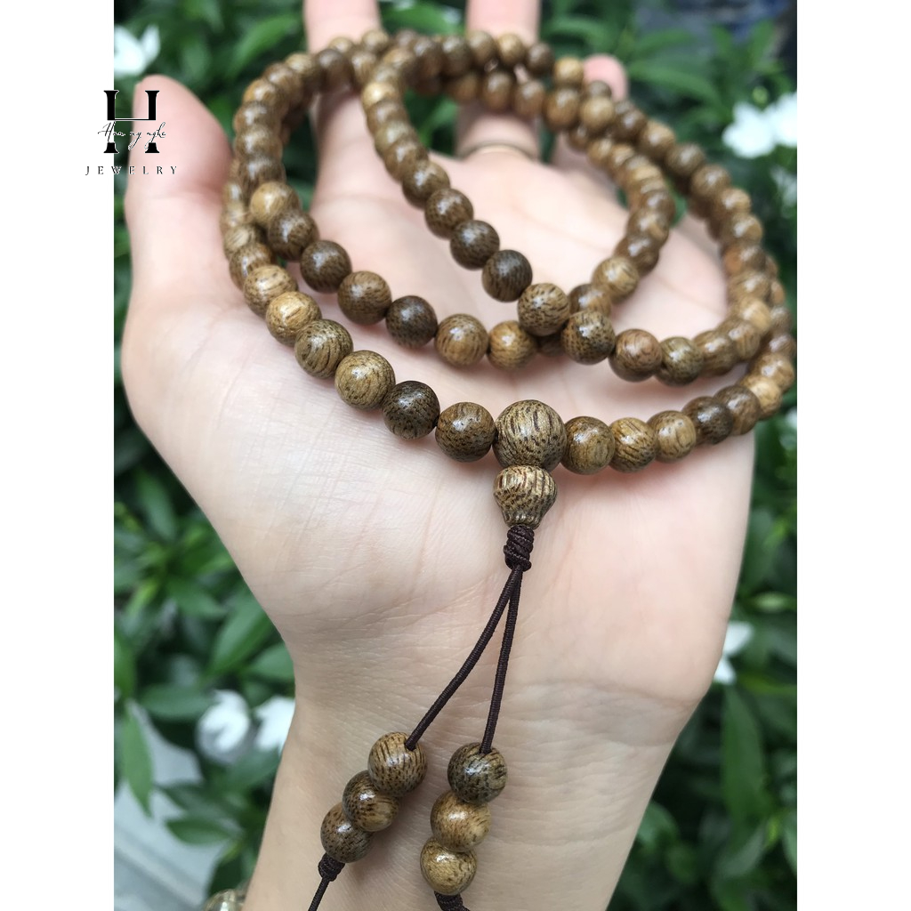 Vòng Tay Chuỗi Hạt Trầm Hương 6mm 108 hạt HANMYNGHE 4 Vòng Tay Chuỗi Hạt Trầm Hương 6mm 108 hạt HANMYNGHE - Hình ảnh 4