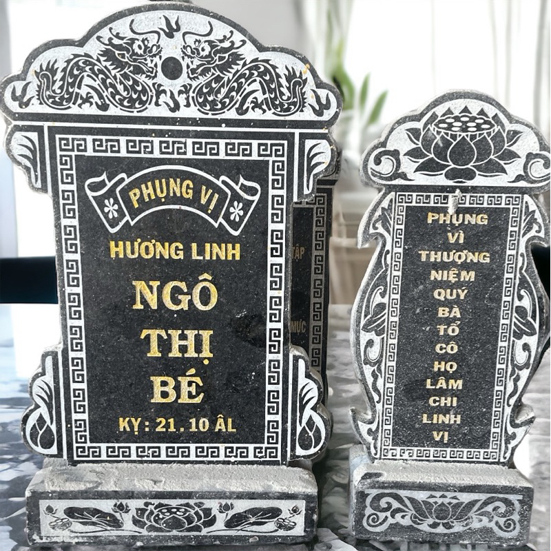 Bài vị đá khắc chữ theo yêu cầu HANMYNGHE 1 Bài vị đá khắc chữ theo yêu cầu HANMYNGHE