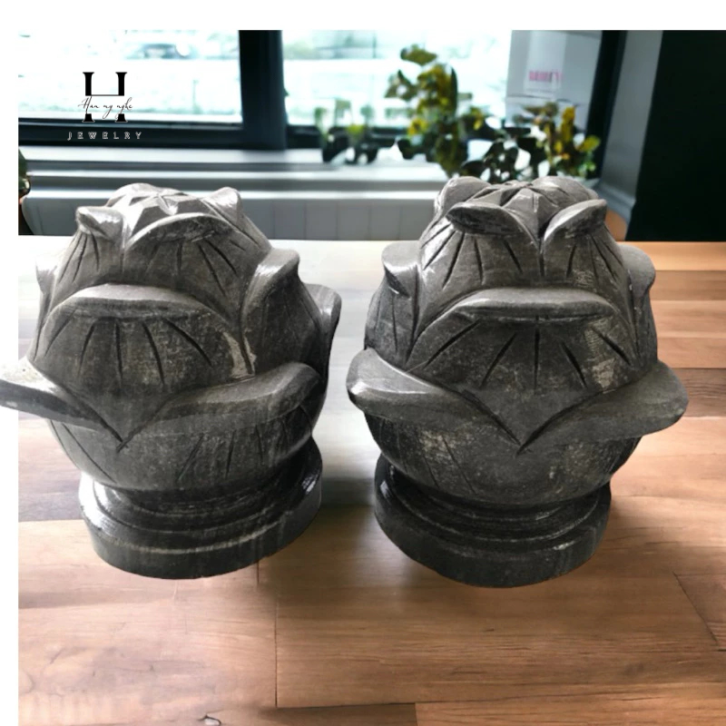 Cặp sen đá non nước 18x22 cm HANMYNGHE 1 Cặp sen đá  non nước 18x22 cm HANMYNGHE