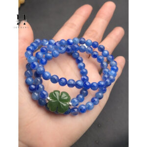 Vòng tay đá kyanite mix cỏ 4 lá nephrite HANMYNGHE 6 images upload woo2F5c68f5ed865cf88e203b3fa44db4c259