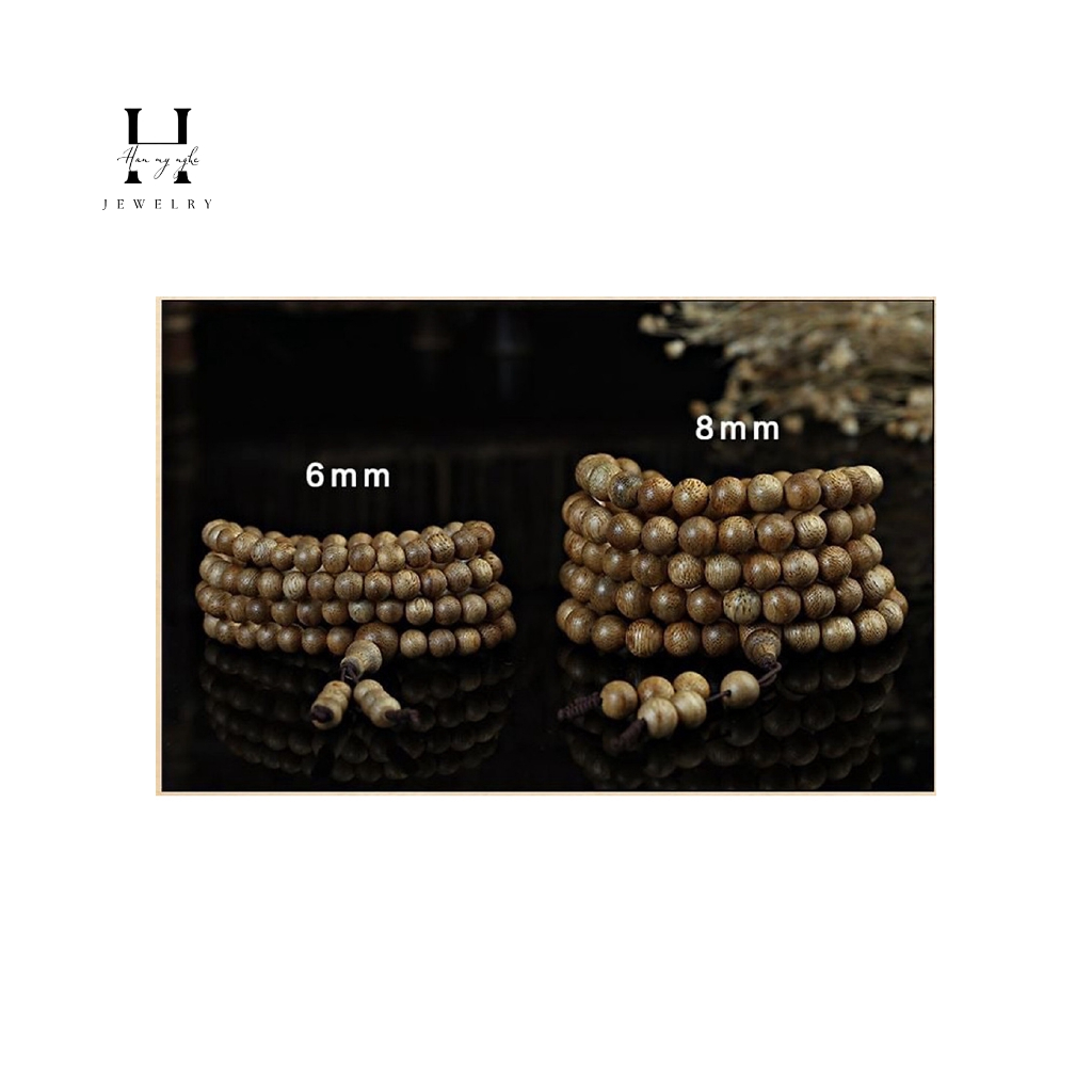 Vòng tay trầm hương 108 hạt HANMYNGHE 4 Vòng tay trầm hương 108 hạt HANMYNGHE - Ảnh 4