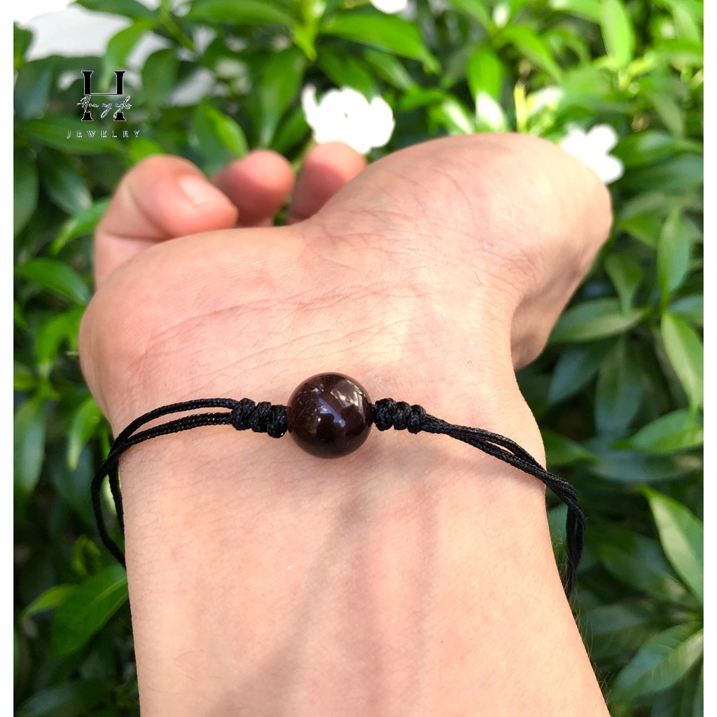 vòng tay đan chỉ đen siêu xinh 3 vòng tay đan chỉ đen siêu xinh - Hình ảnh 3