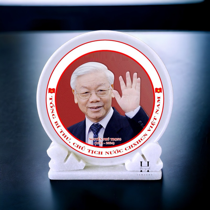 Đĩa chân dung in hình Bác Trọng HANMYNGHE 3 Đĩa chân dung in hình Bác Trọng HANMYNGHE - Hình ảnh 3