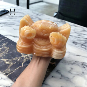 Tượng cua đá tự nhiên màu vàng 15cm HANMYNGHE 13 images upload woo2F686f164bd06d2a746769ea345befaa86