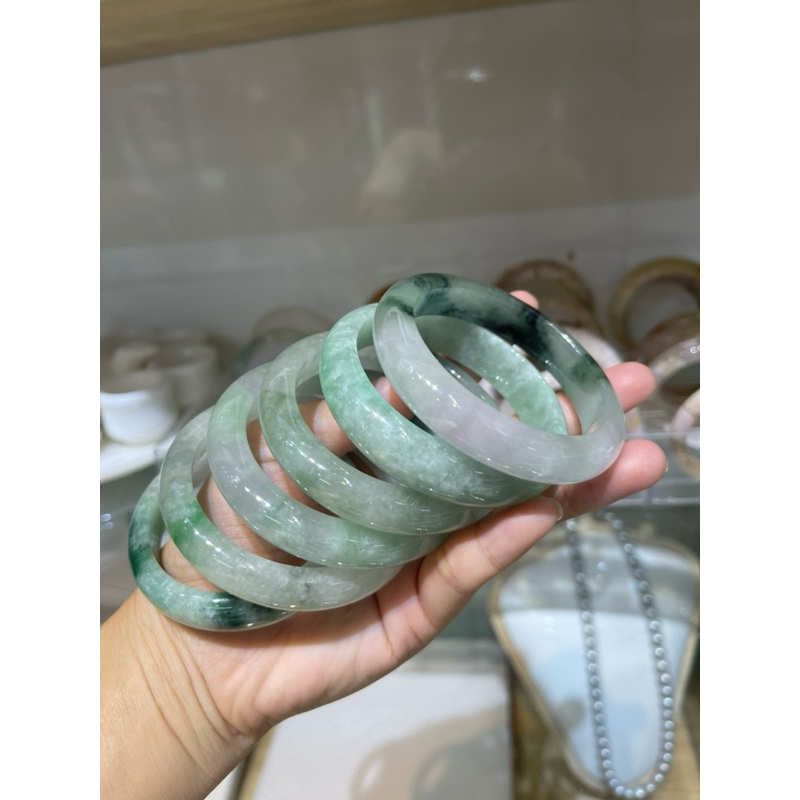 Vòng tay đá ngọc cẩm thạch ni 50-58 mm HANMYNGHE 6 Vòng tay đá ngọc cẩm thạch ni 50-58 mm HANMYNGHE - Hình ảnh 6