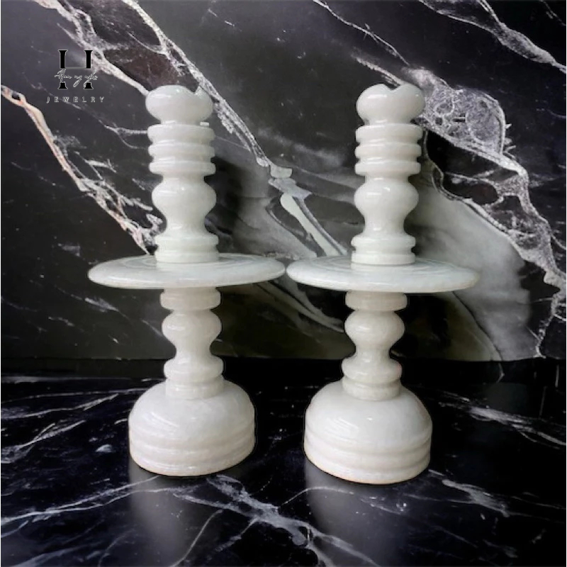 Cặp chân đèn đá non nước HANMYNGHE 1 Cặp chân đèn đá non nước HANMYNGHE