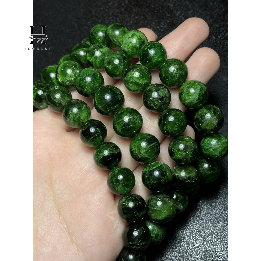 Vòng tay Diopside 10mm 2 Vòng tay Diopside 10mm - Hình ảnh 2