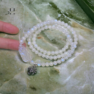 Vòng tay đá moonstone mix hồ ly charm bạc HANMYNGHE 5 images upload woo2F715177d4e2c38a4b5b921d90a1757ff2
