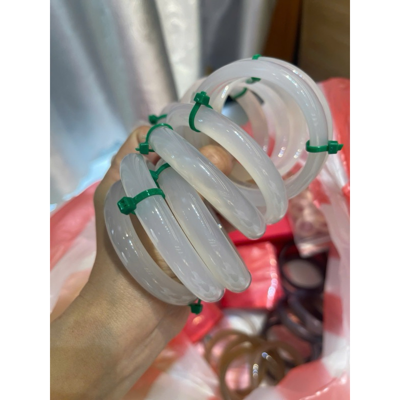 Vòng tay ngọc mã não bạch nguyệt quang trong đẹp HANMYNGHE 2 Vòng tay ngọc mã não bạch nguyệt quang trong đẹp HANMYNGHE - Ảnh 2