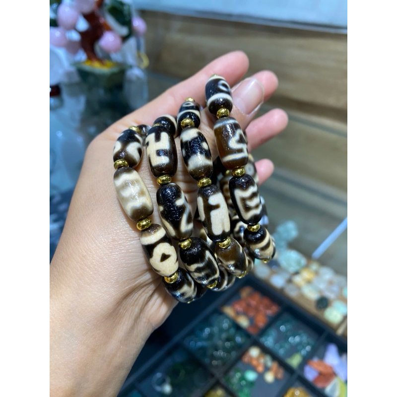 Vòng tay dzi 10mm HANMYNGHE 3 Vòng tay dzi 10mm HANMYNGHE - Hình ảnh 3